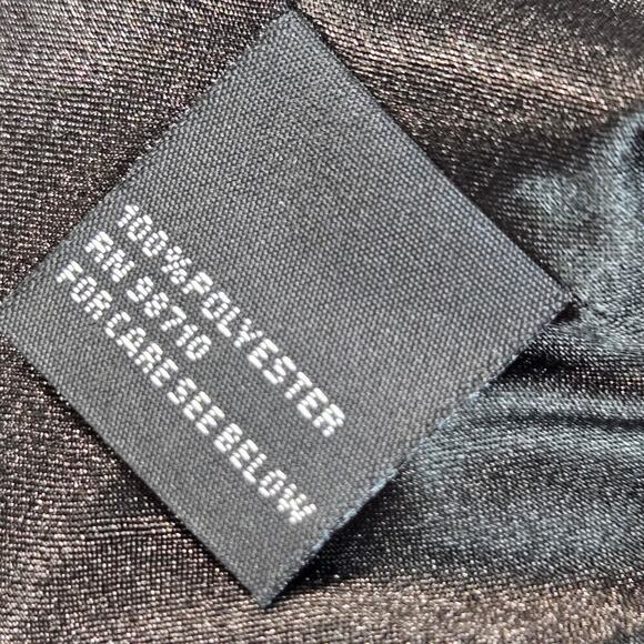 Michael Simon Lace Blazer Jacket Bead Rhinestone Black Petite Large Formal Event - Picture 5 of 9